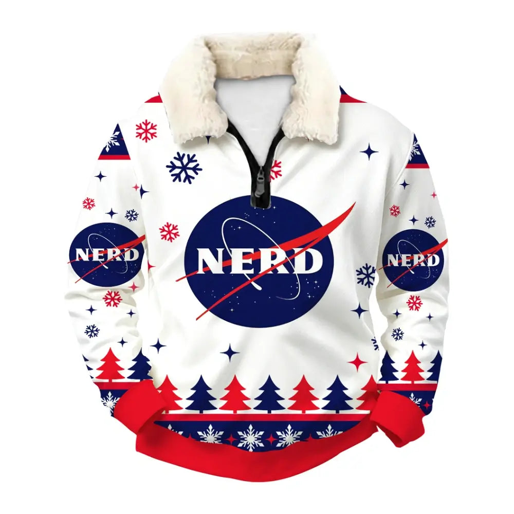 Cosmic Winter Ugly Quarter Zip Sweatshirt & Sweatpant Set