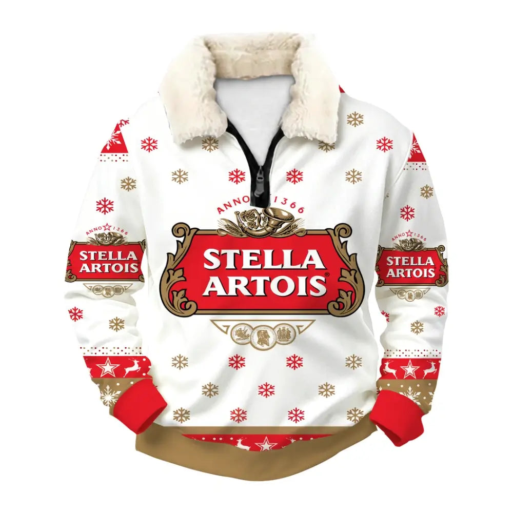 Crimson Brew 02 Ugly Quarter Zip Sweatshirt & Sweatpant Set