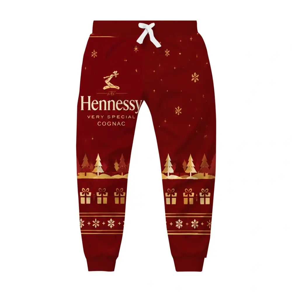 Crimson Spirit Ugly Quarter Zip Sweatshirt & Sweatpant Set