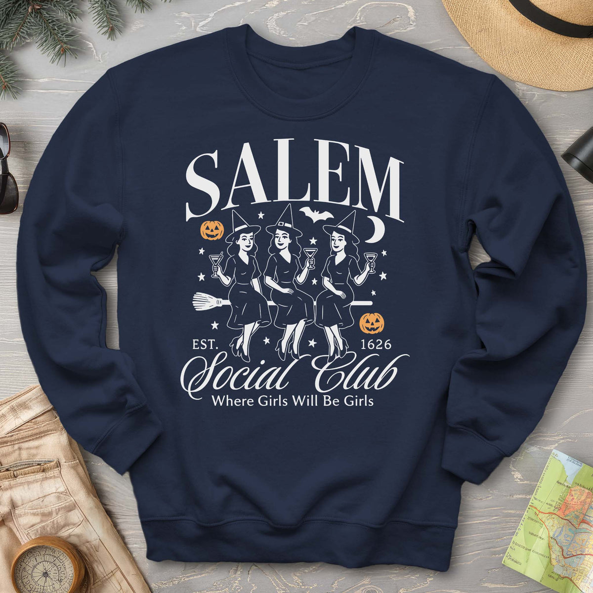 Salem Social Club Retro 50's Sweatshirt