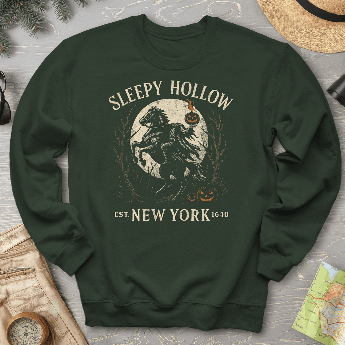 Sleepy Hollow New York Dark Sweatshirt