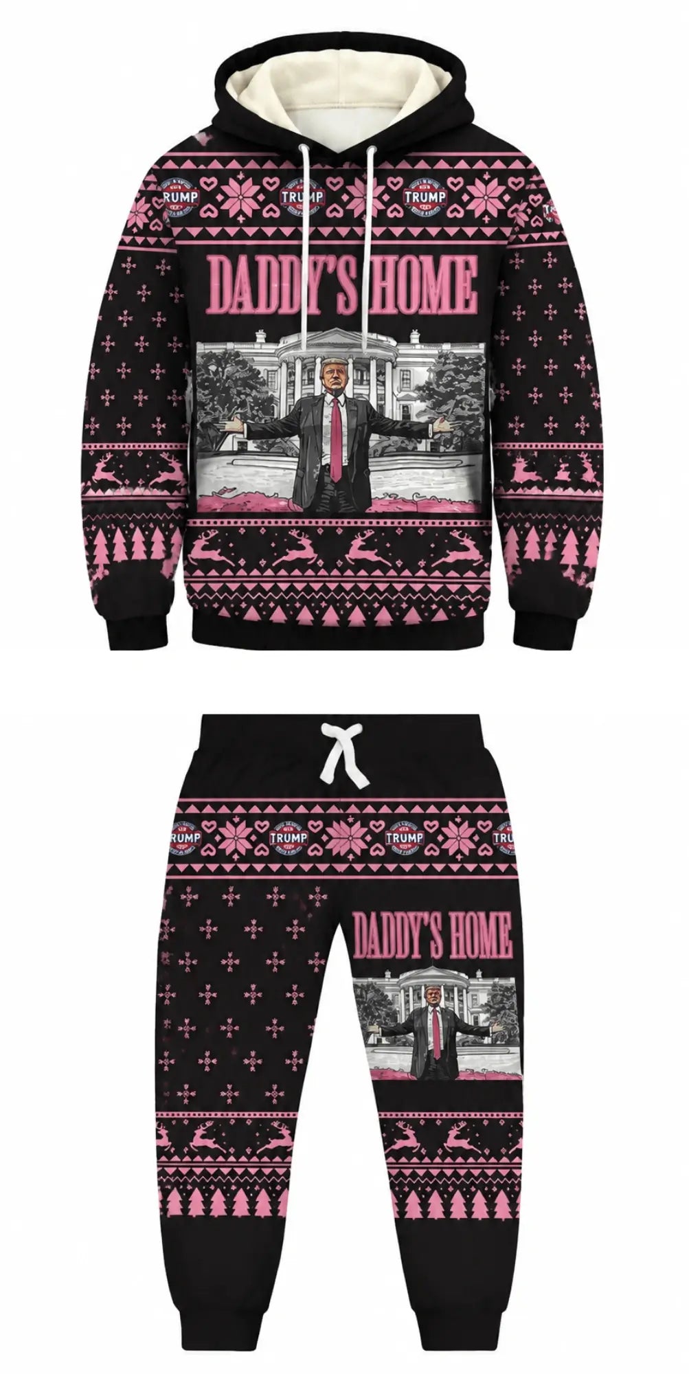 Daddy's Home Ugly Pullover Hoodie & Sweatpant Set