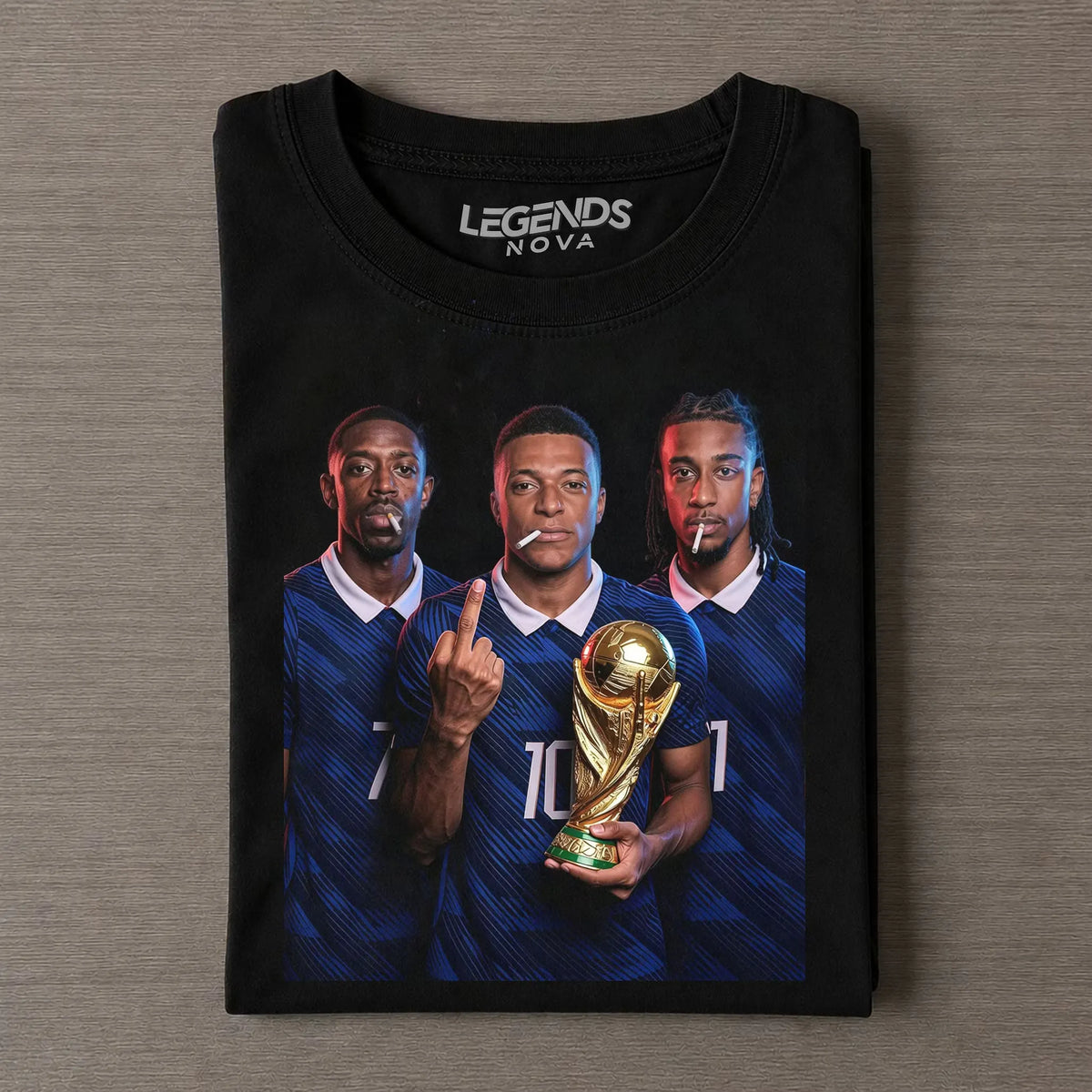 OD, KM, and MO France T-shirt