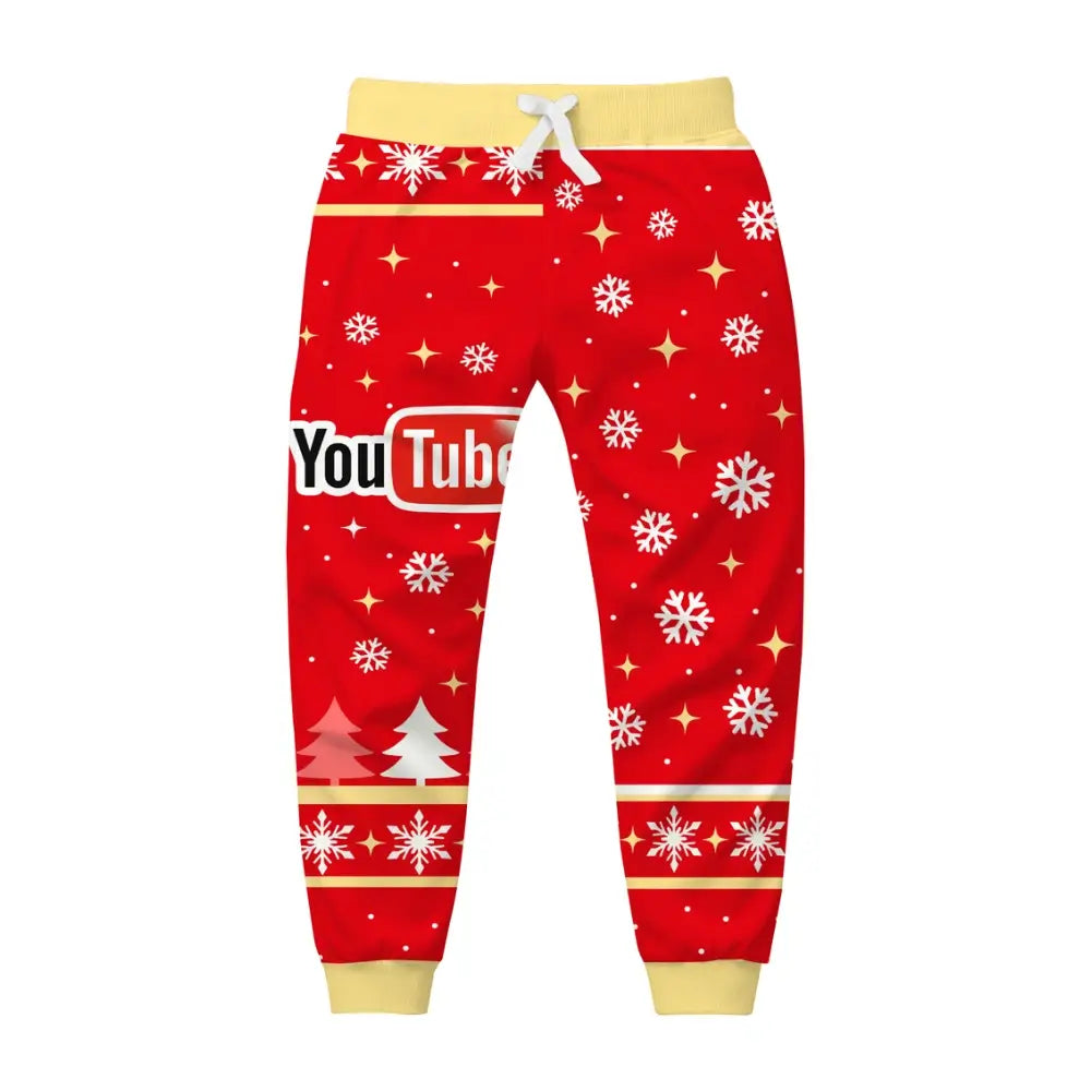 Digital Christmas Ugly Quarter Zip Sweatshirt & Sweatpant Set