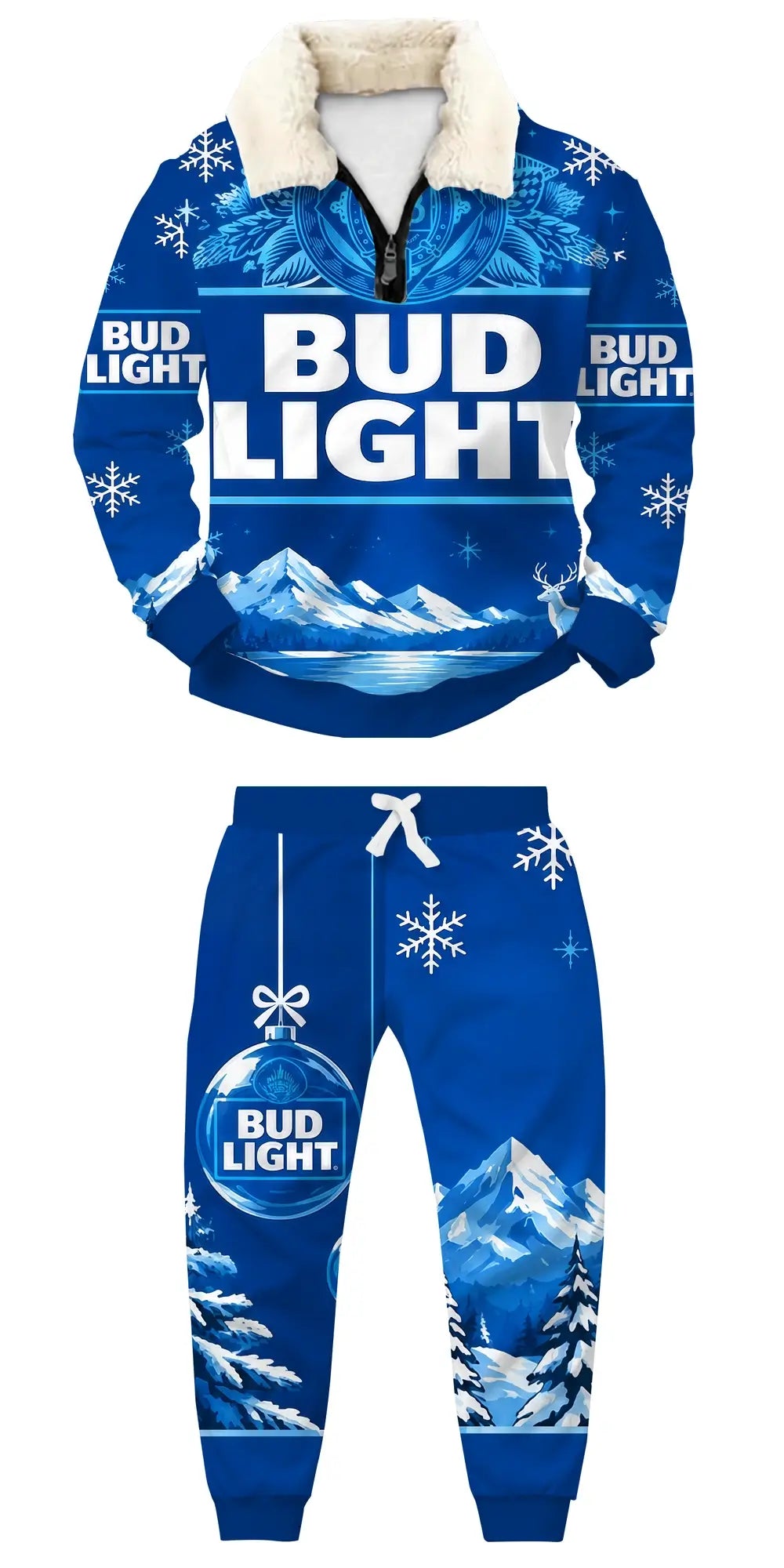Draft Ugly Quarter Zip Sweatshirt & Sweatpant Set