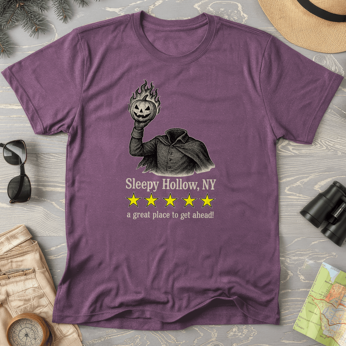 Sleep Hollow NY "5 Star Review" T-Shirt