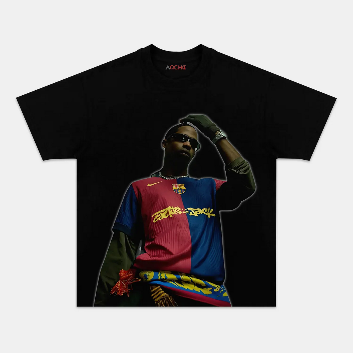 TRAVIS SCORTT & FC BARCELONA 2025 TEE 1.0