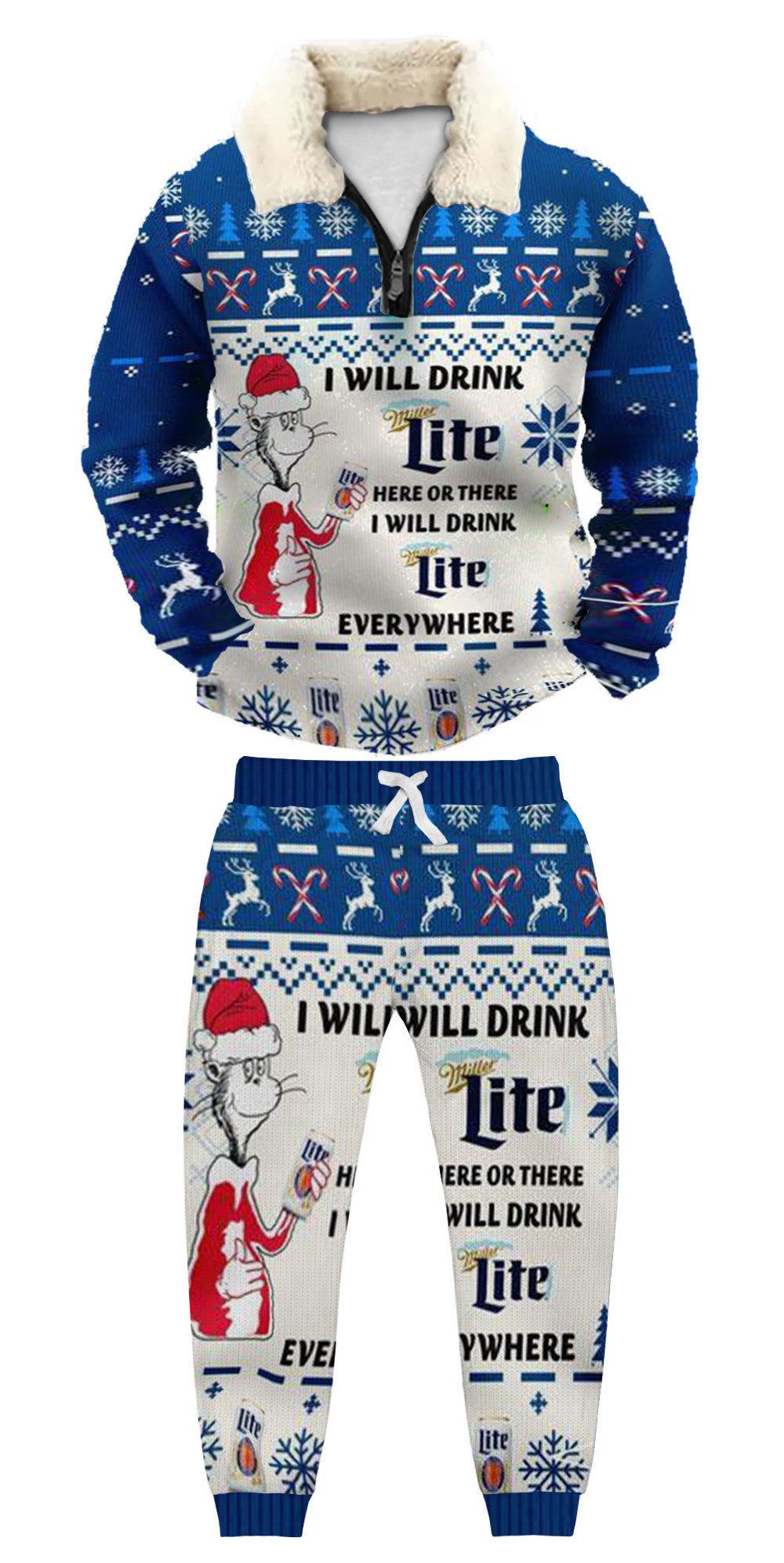 Ugly Quarter Zip Sweatshirt & Sweatpant Set af1f e352