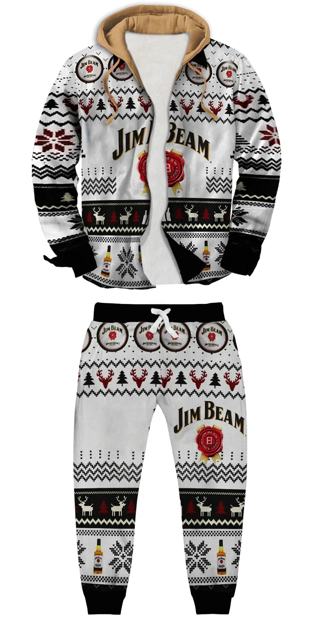 Ugly Zip Hoodie & Sweatpant Set 5536