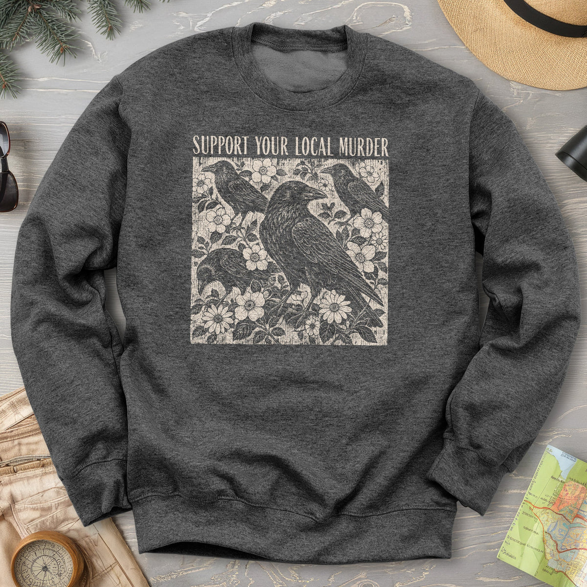Crow Local Murder Sweatshirt