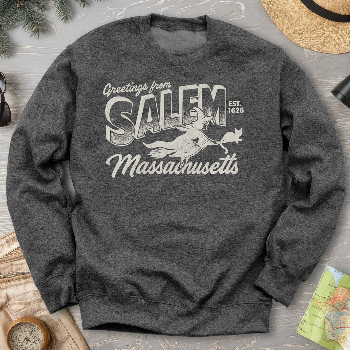 Greetings from Salem Massachusetts Sweatshirt