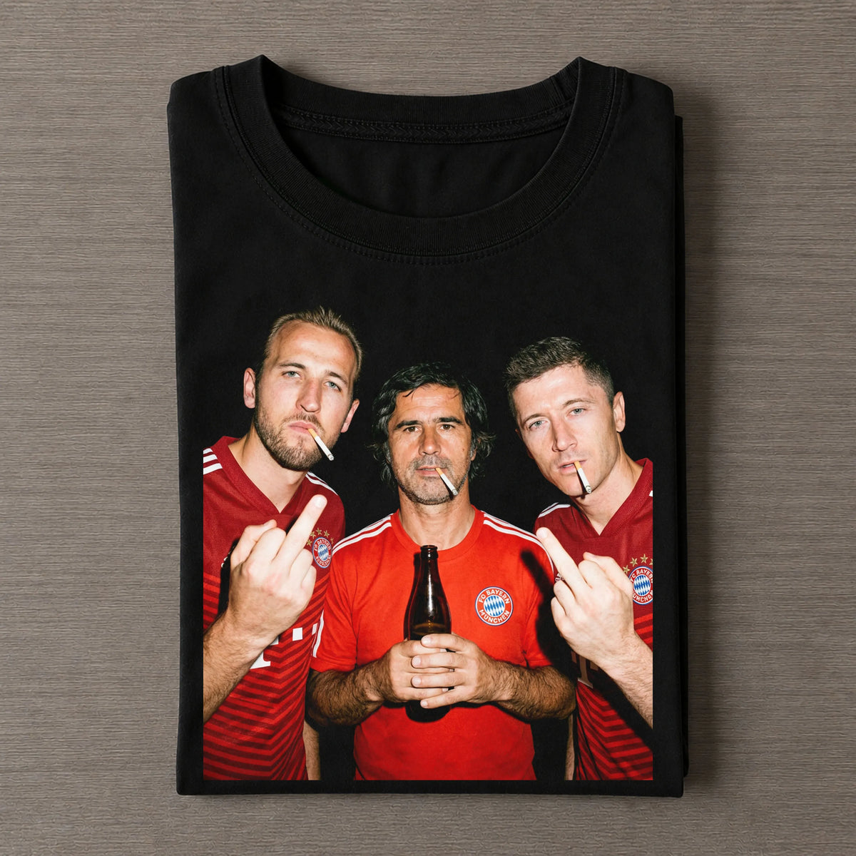 HK & GM & Lewandowski Bayern Soccer T-shirt