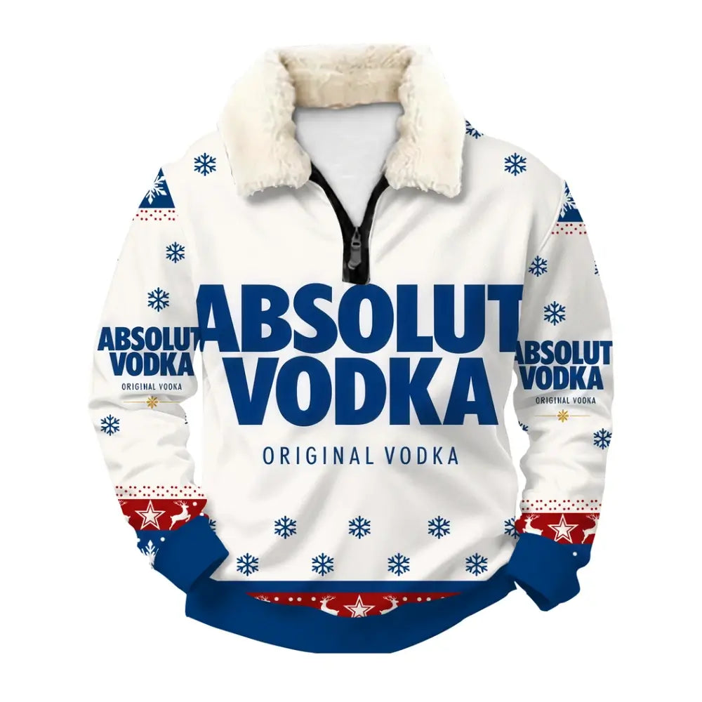 Frosted Spirit Ugly Quarter Zip Sweatshirt & Sweatpant Set