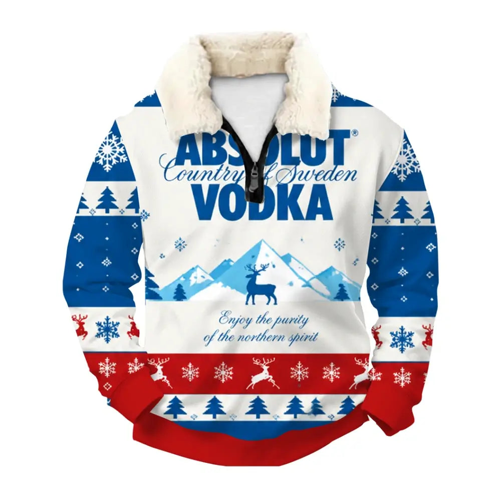 Frosted Vodka Ugly Quarter Zip Sweatshirt & Sweatpant Set