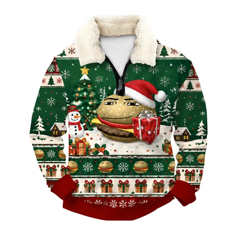 Fun Ugly Quarter Zip Sweatshirt & Sweatpant Set