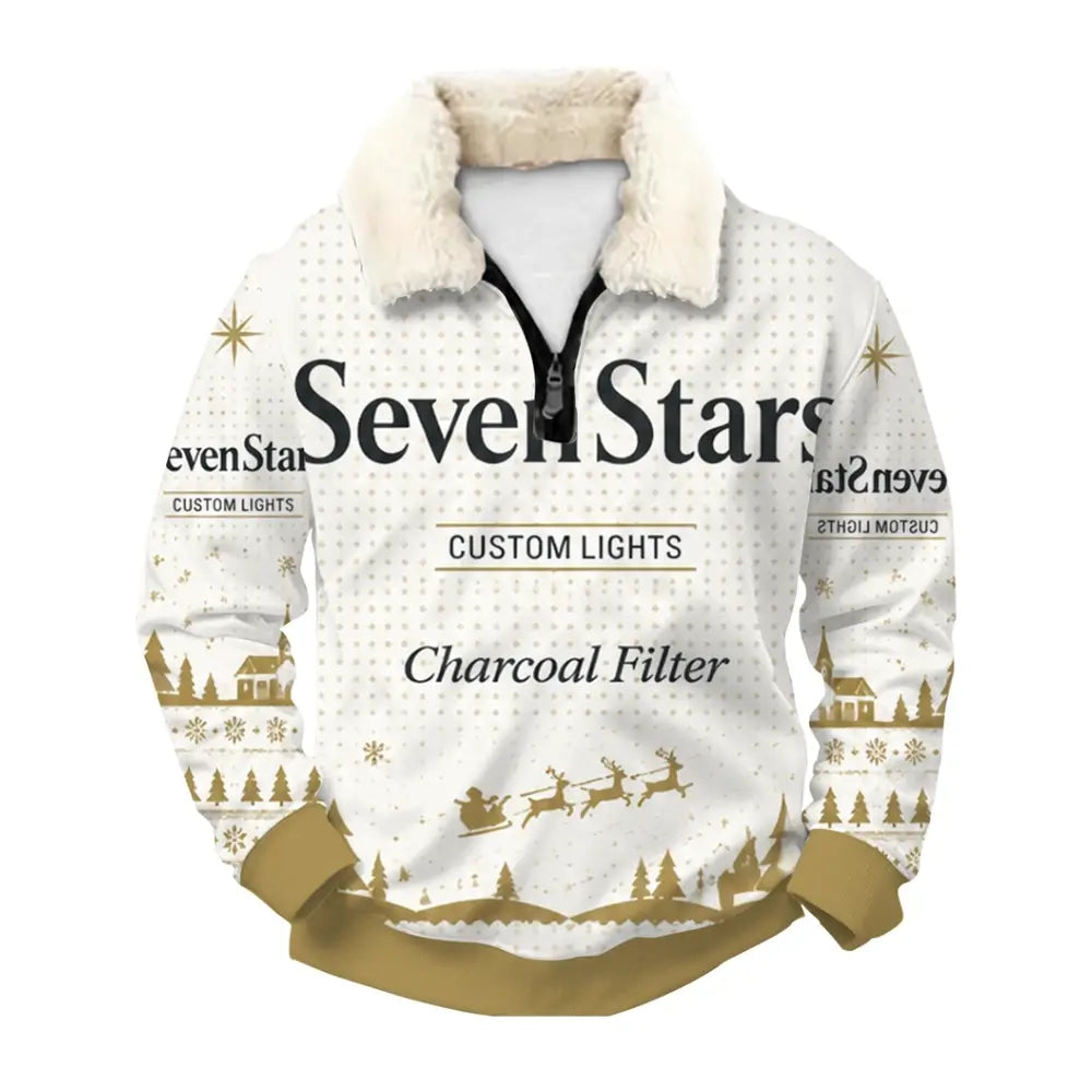 Golden Winter Ugly Quarter Zip Sweatshirt & Sweatpant Set