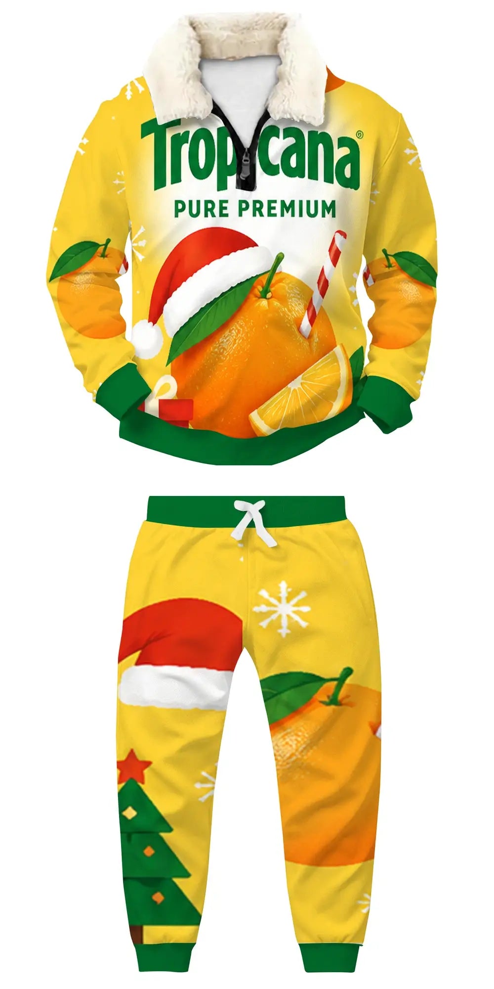 Good Times Only Ugly Quarter Zip Sweatshirt & Sweatpant Set