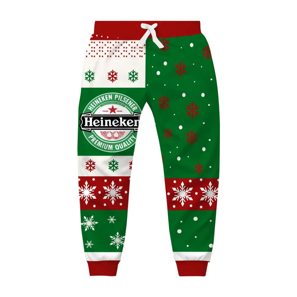 Green Brew Ugly Quarter Zip Sweatshirt & Sweatpant Set