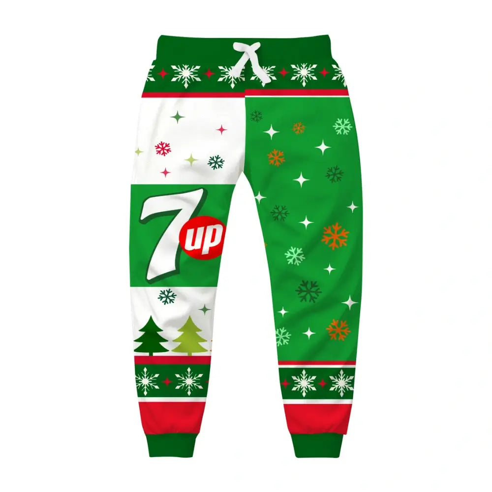 Green Fizz Ugly Quarter Zip Sweatshirt & Sweatpant Set