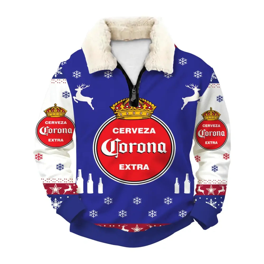 Holiday Brew Ugly Quarter Zip Sweatshirt & Sweatpant Set