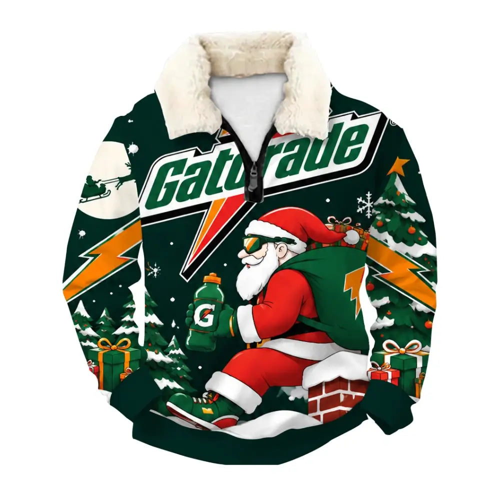 Holiday Energy Ugly Quarter Zip Sweatshirt & Sweatpant Set