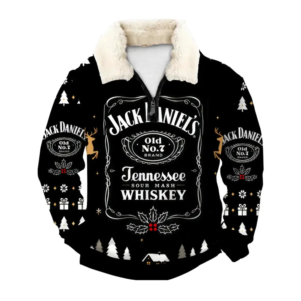 Midnight Whiskey Ugly Quarter Zip Sweatshirt & Sweatpant Set