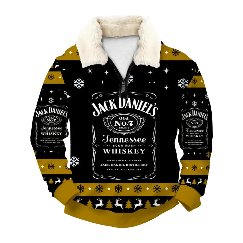 Midnight Whiskey Ugly Quarter Zip Sweatshirt & Sweatpant Set