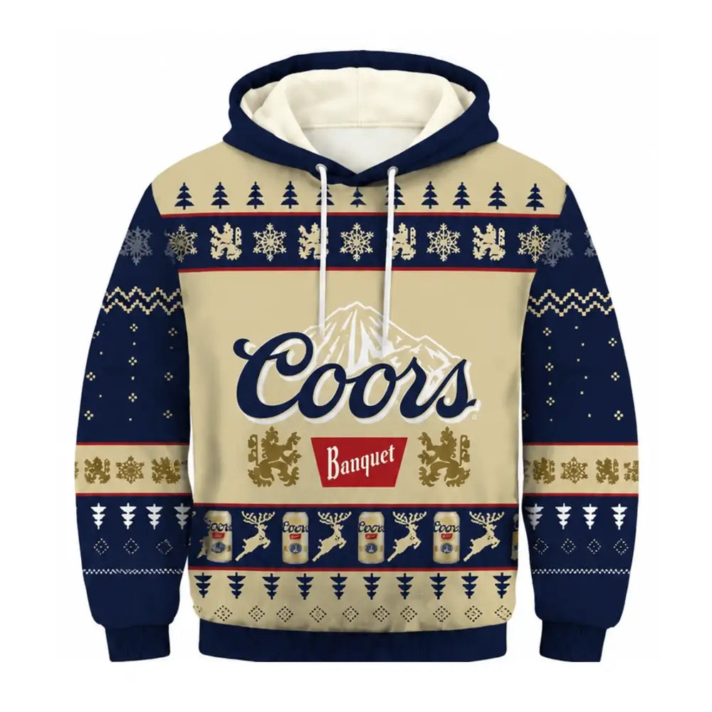 Navy Beer Ugly Pullover Hoodie & Sweatpant Set