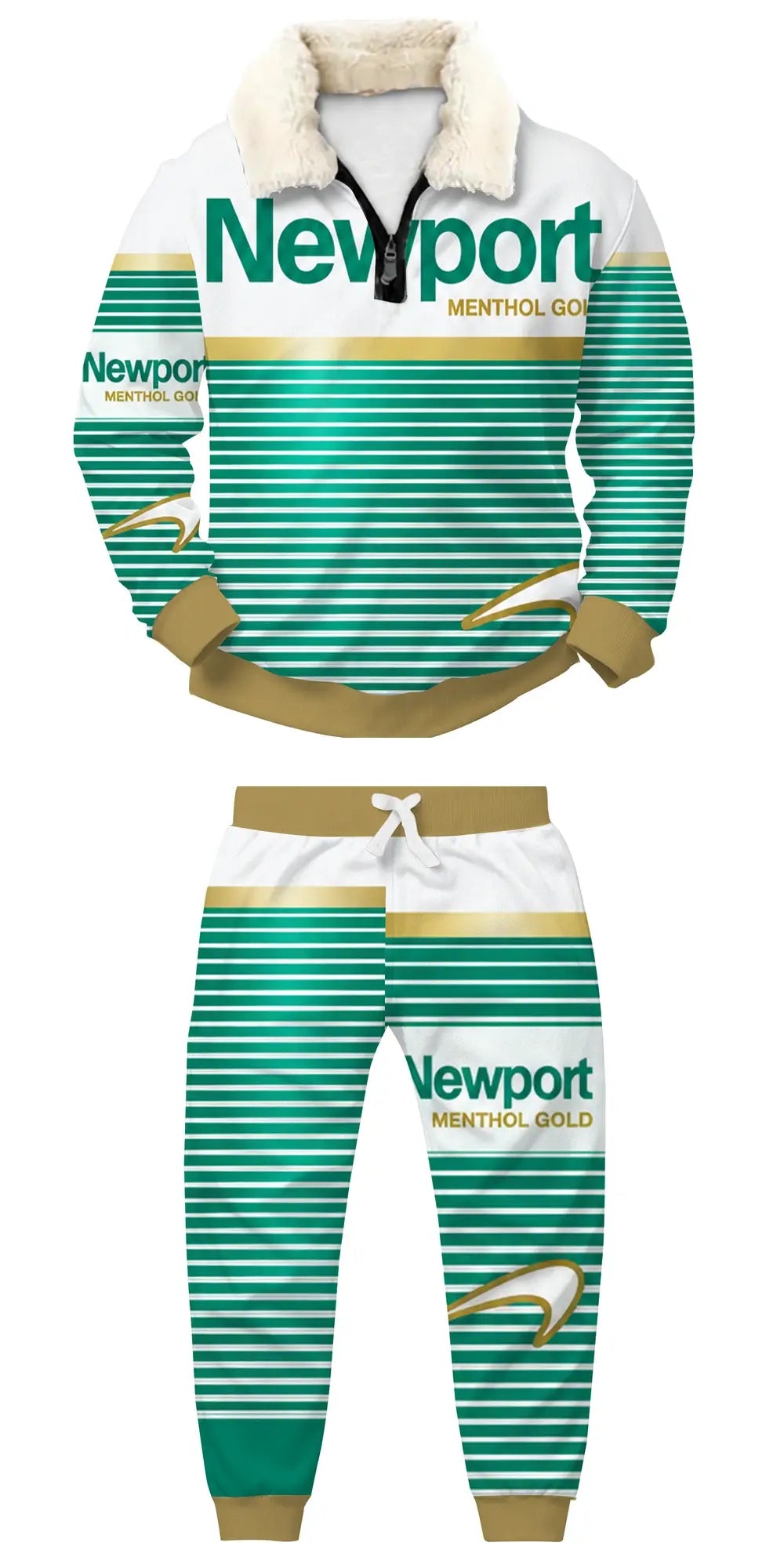Ocean Breeze Ugly Quarter Zip Sweatshirt & Sweatpant Set