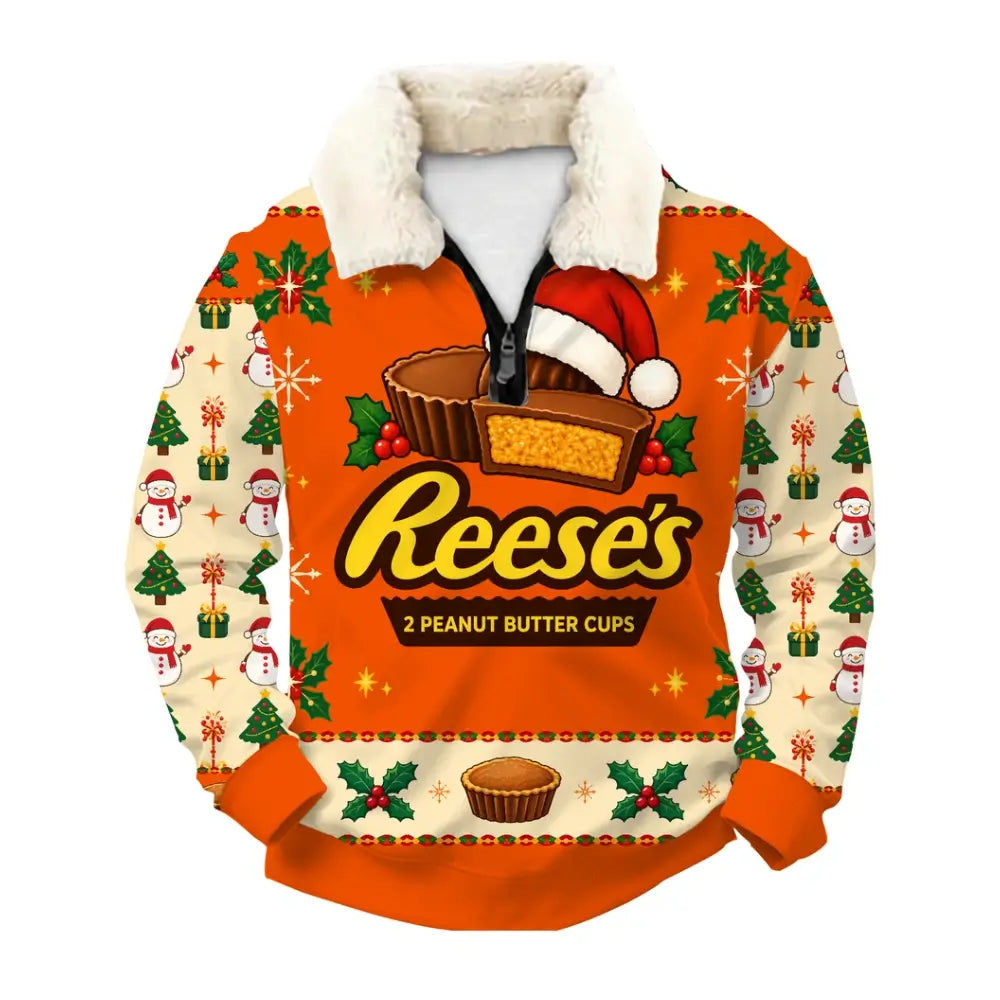 Peanut Ugly Quarter Zip Sweatshirt & Sweatpant Set