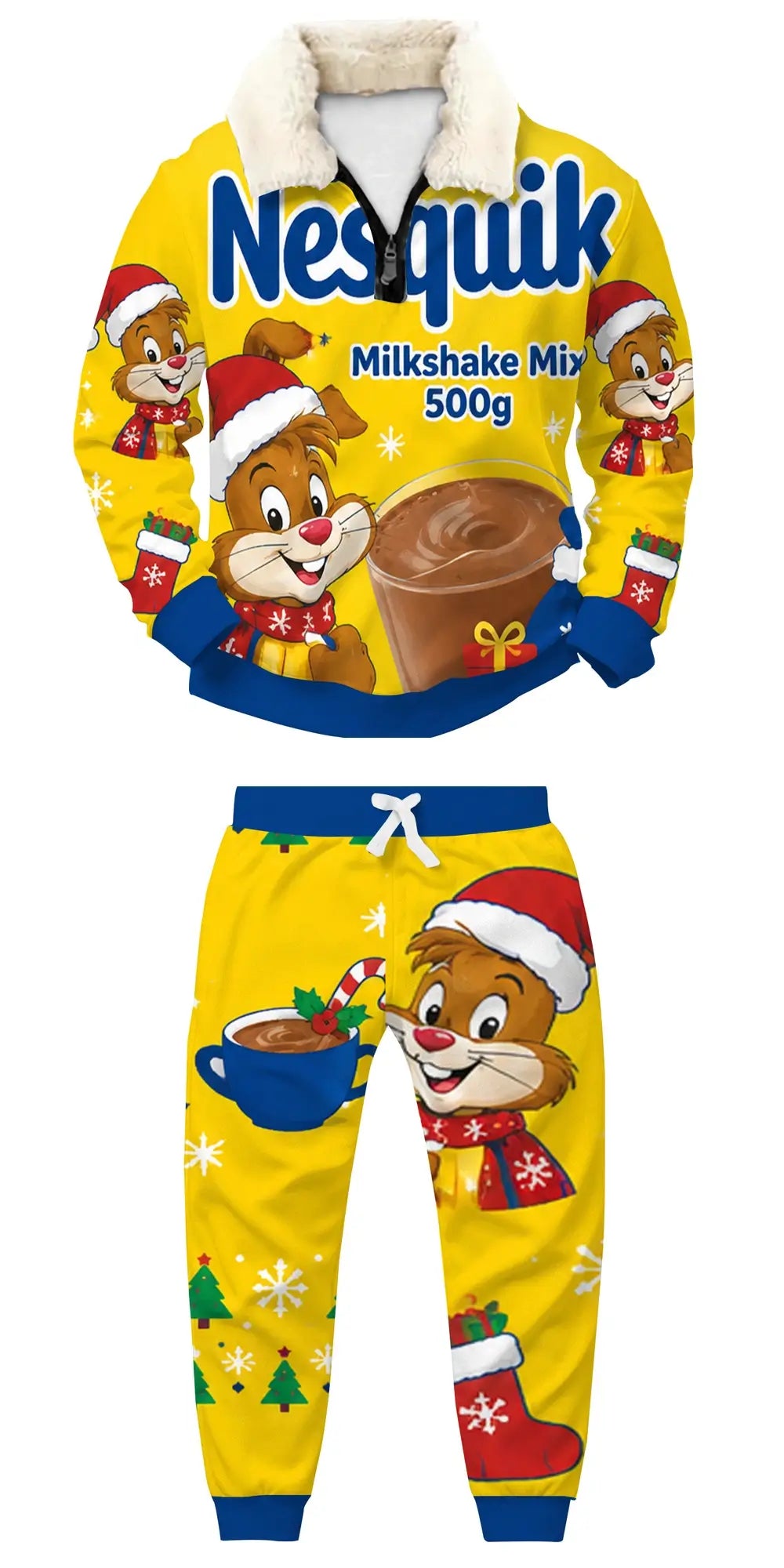 Pure Party Chaos Ugly Quarter Zip Sweatshirt & Sweatpant Set