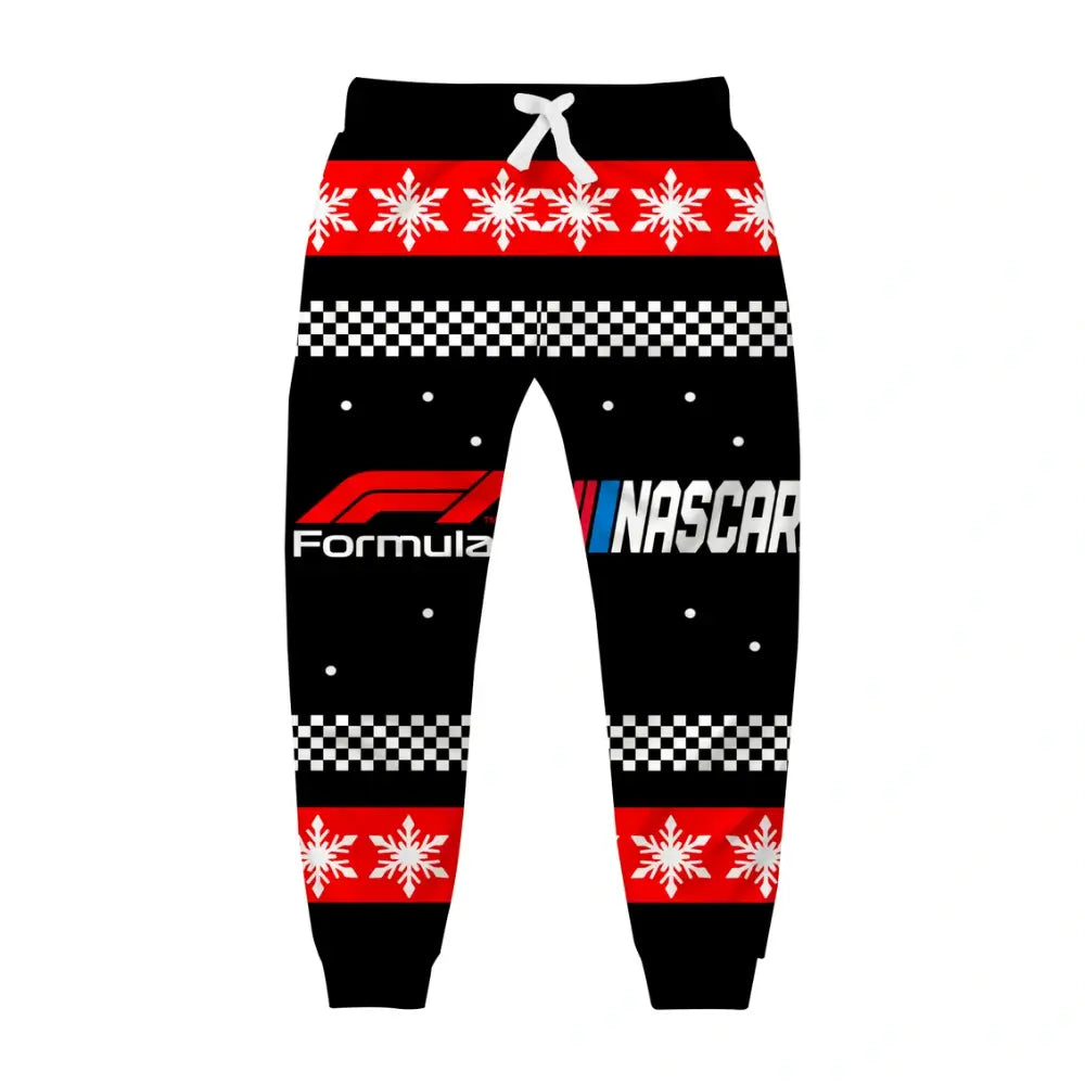 Racing Fever Ugly Quarter Zip Sweatshirt & Sweatpant Set