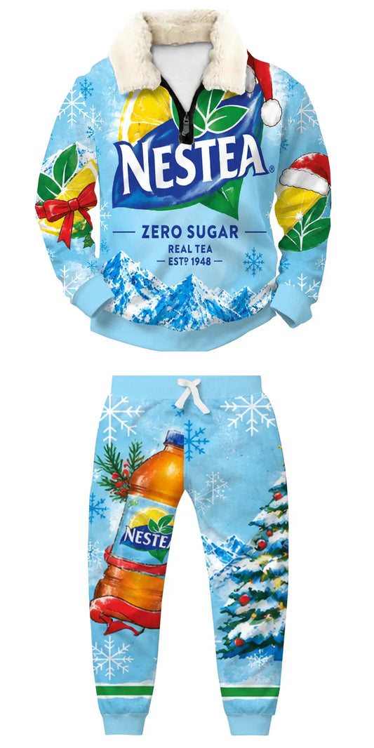 Retail Therapy Tonight Ugly Quarter Zip Sweatshirt & Sweatpant Set