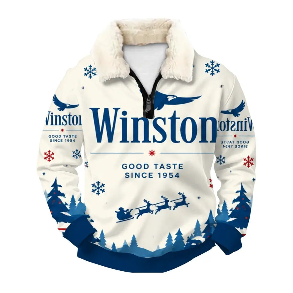 Snowy Pines Ugly Quarter Zip Sweatshirt & Sweatpant Set