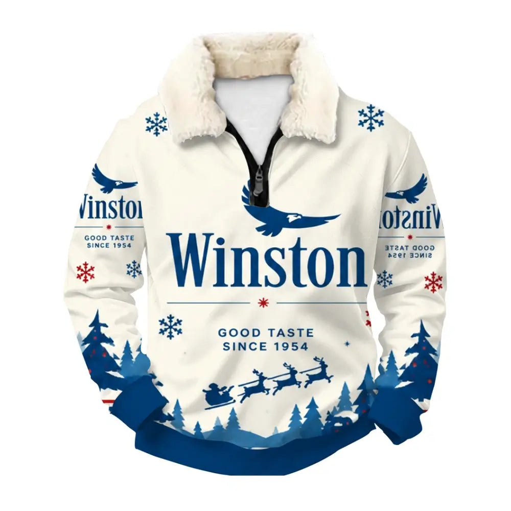 Snowy Smoke Ugly Quarter Zip Sweatshirt & Sweatpant Set
