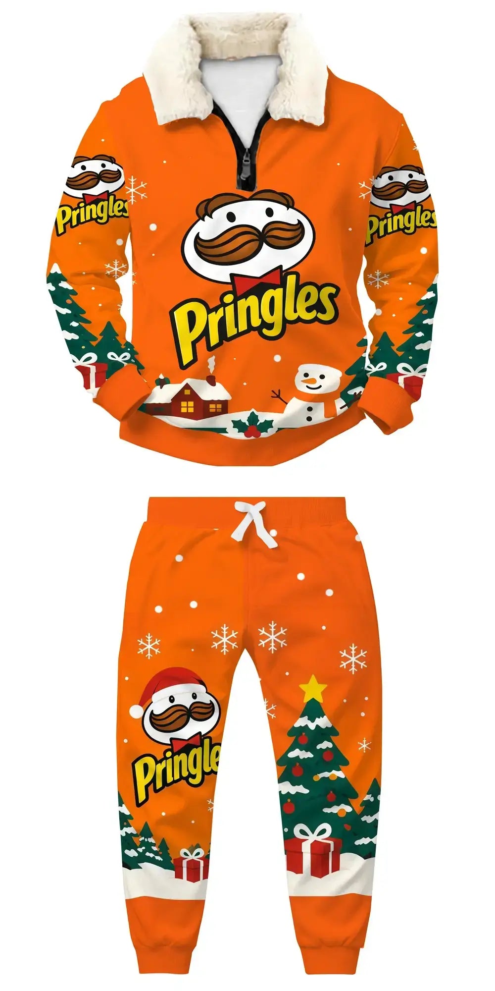 Spicy Cheer Ugly Quarter Zip Sweatshirt & Sweatpant Set