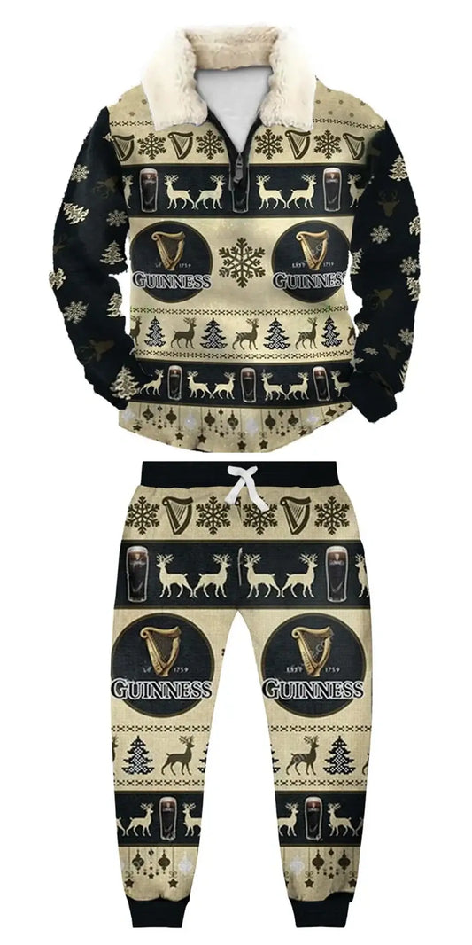 Stout Ugly Quarter Zip Sweatshirt & Sweatpant Set