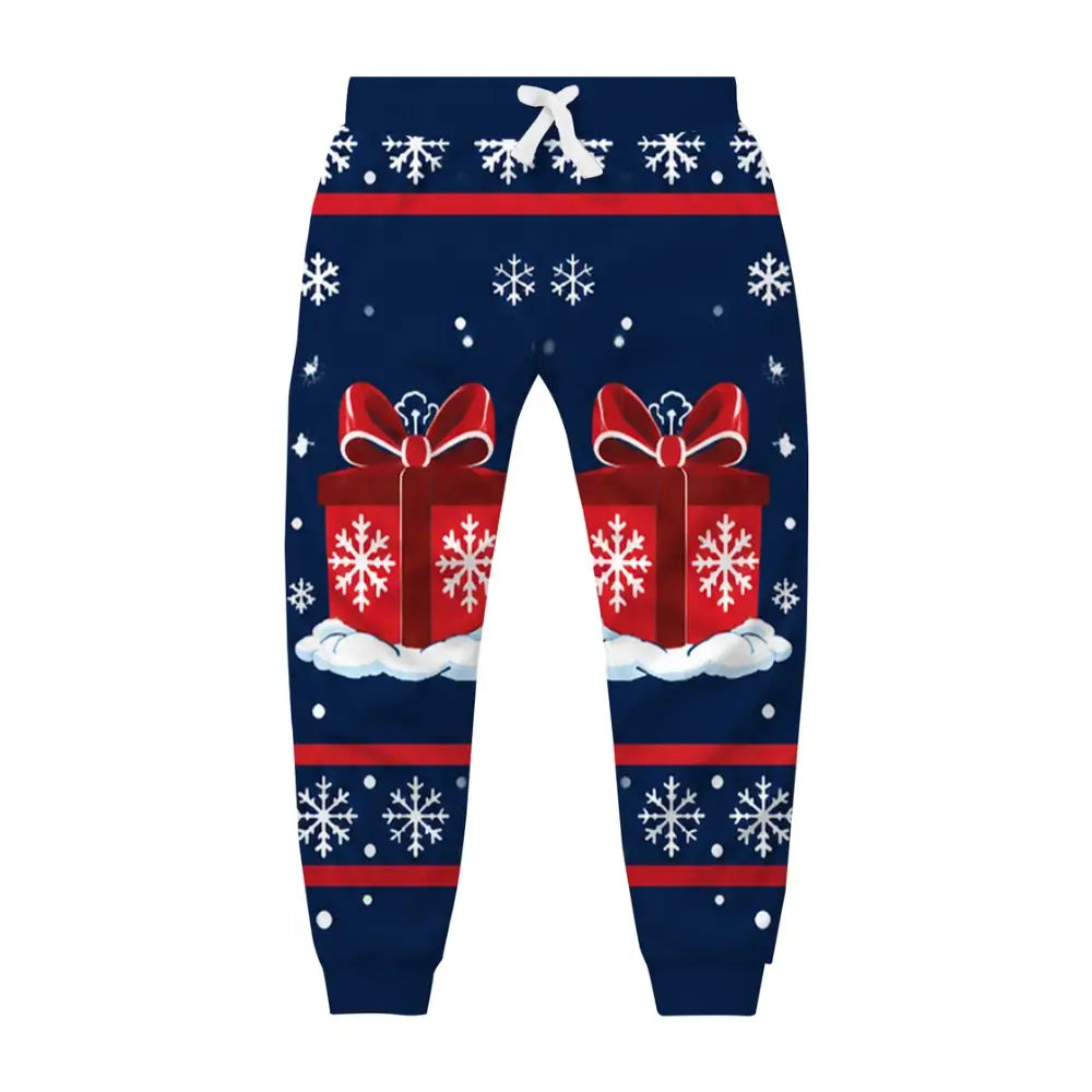 Stuck Santa Ugly Quarter Zip Sweatshirt & Sweatpant Set