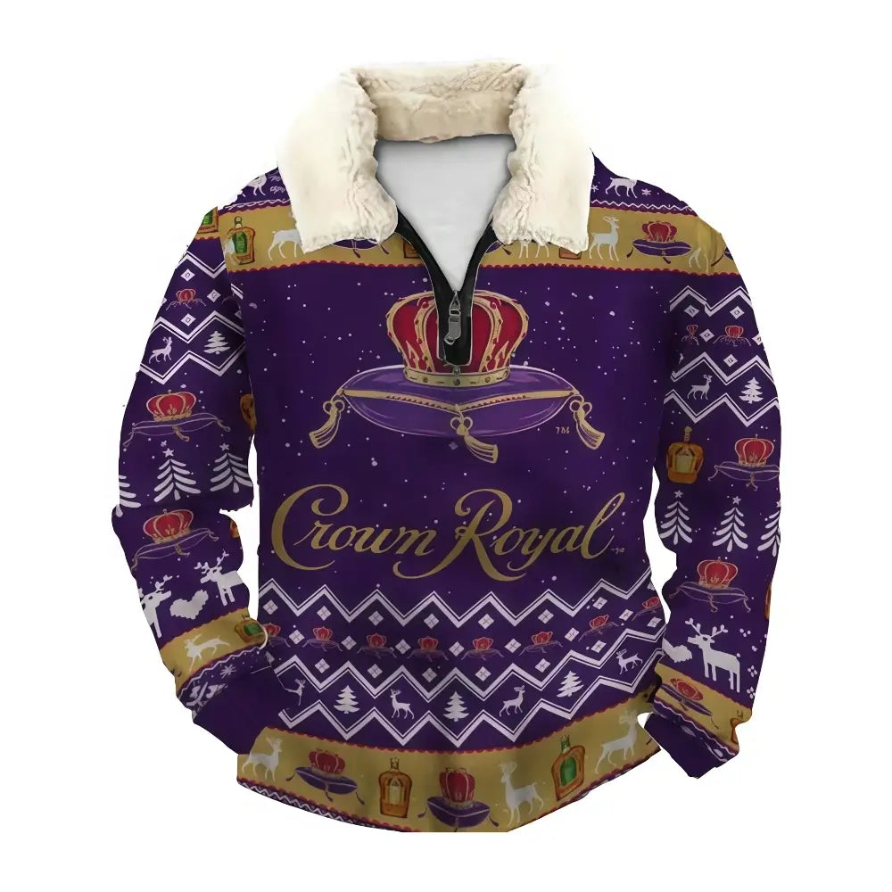 Vintage Ugly Quarter Zip Sweatshirt & Sweatpant Set