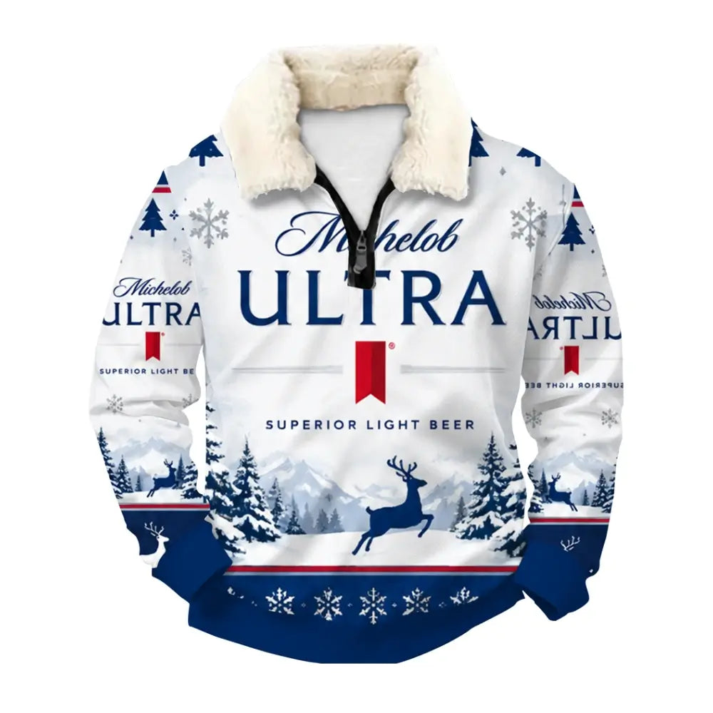 Winter Brew Ugly Quarter Zip Sweatshirt & Sweatpant Set