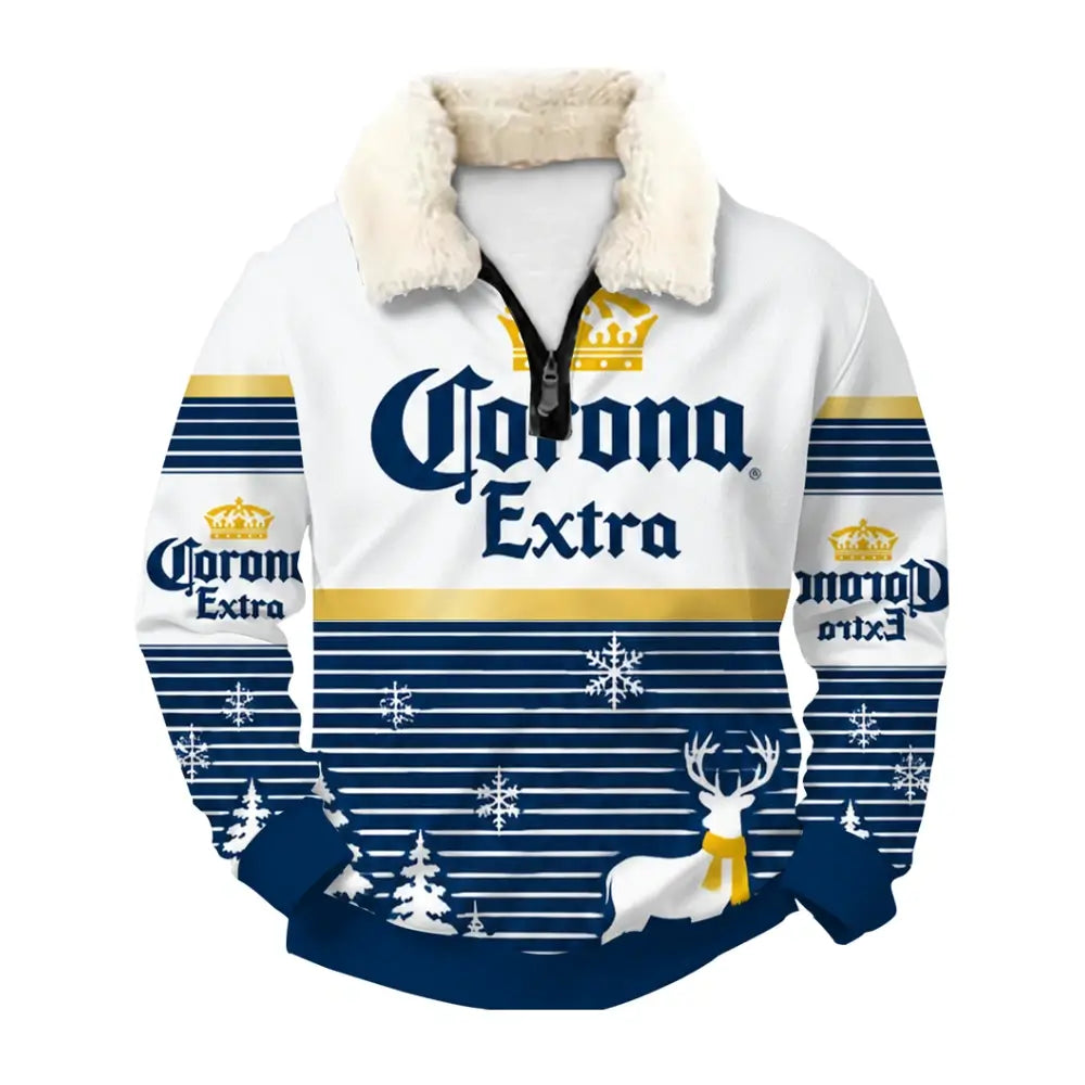 Winter Brew Ugly Quarter Zip Sweatshirt & Sweatpant Set