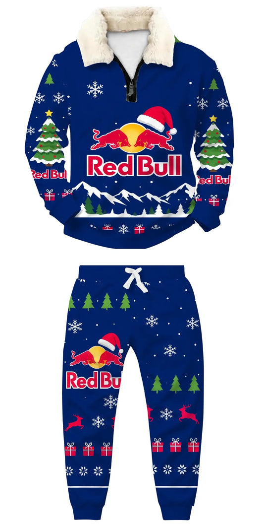Winter Energy Ugly Quarter Zip Sweatshirt & Sweatpant Set